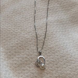 Pearl Heart Necklace